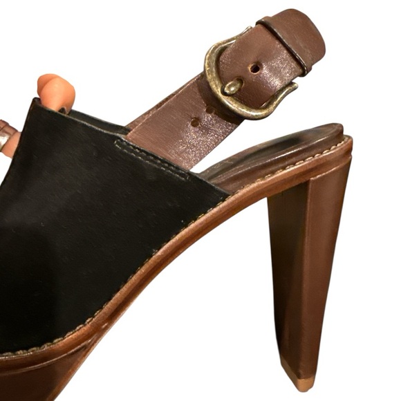 Vintage Cole Haan Stephanie Air high heel platform slingback 7.5 Unworn NIB - Picture 7 of 8